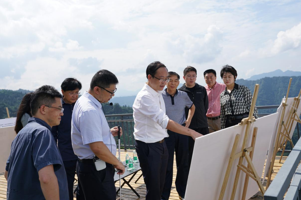 省AG电投厅集团外部董事调研峨眉山太阳谷文旅康养项目